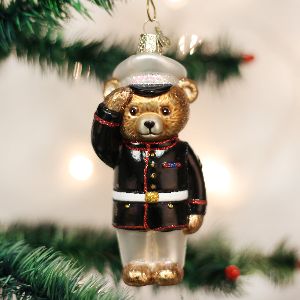 Marine Bear Ornament Old World Christmas
