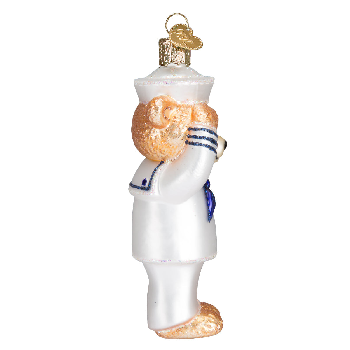 Navy Bear Ornament Old World Christmas