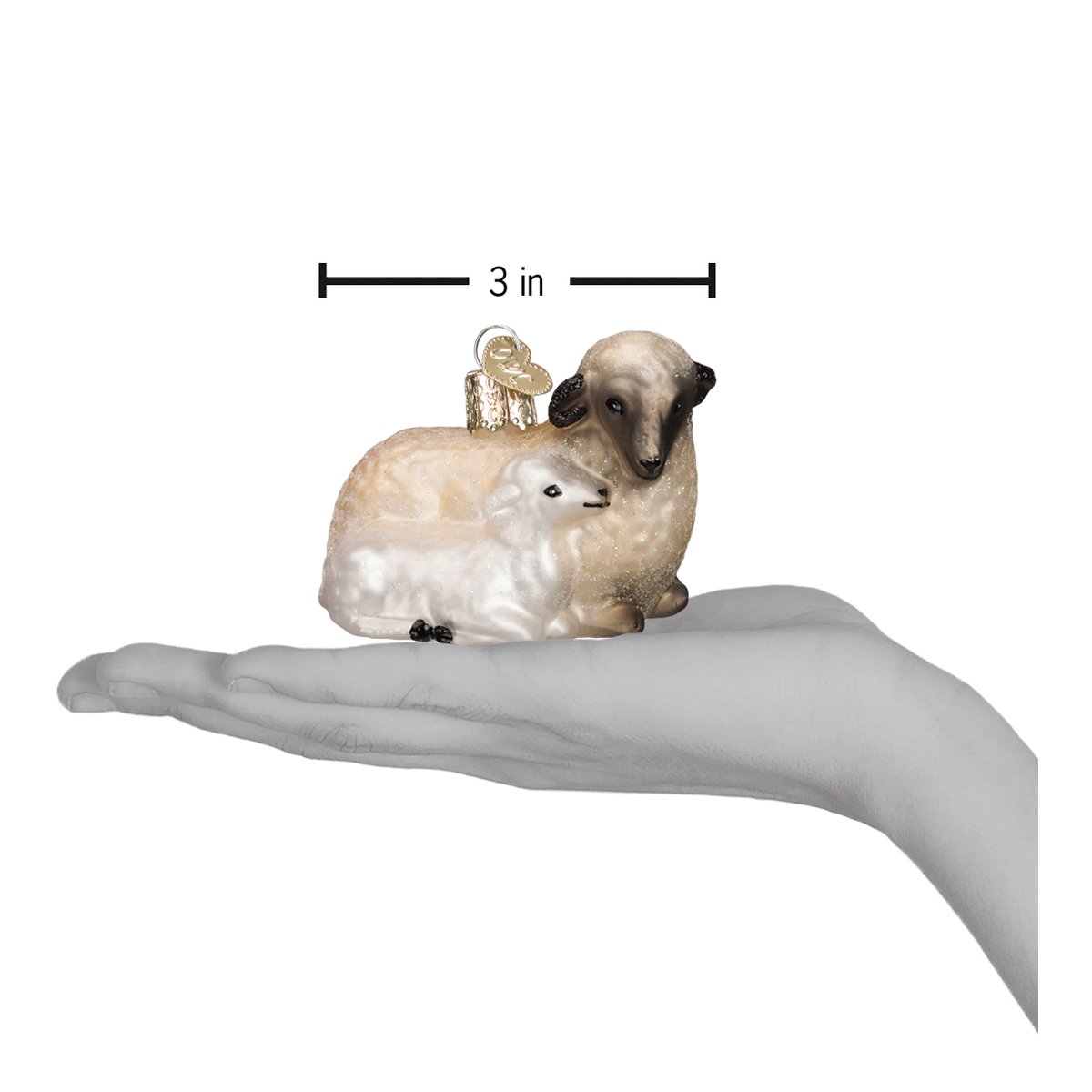 Sheep With Lamb Ornament Old World Christmas