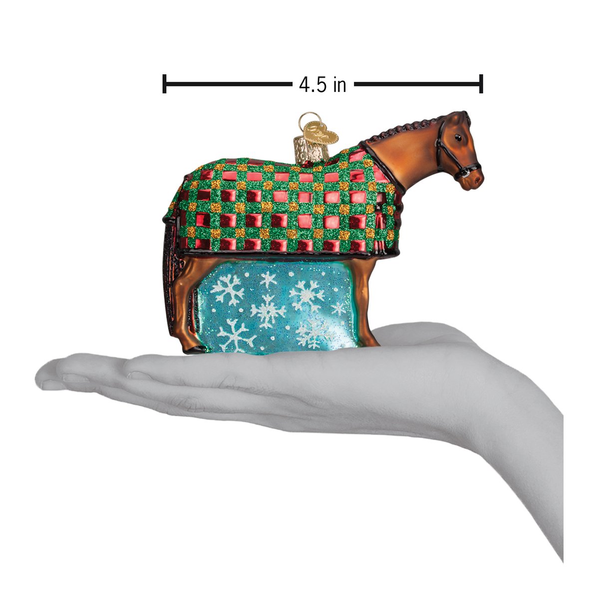 Snowflake Horse Ornament Old World Christmas