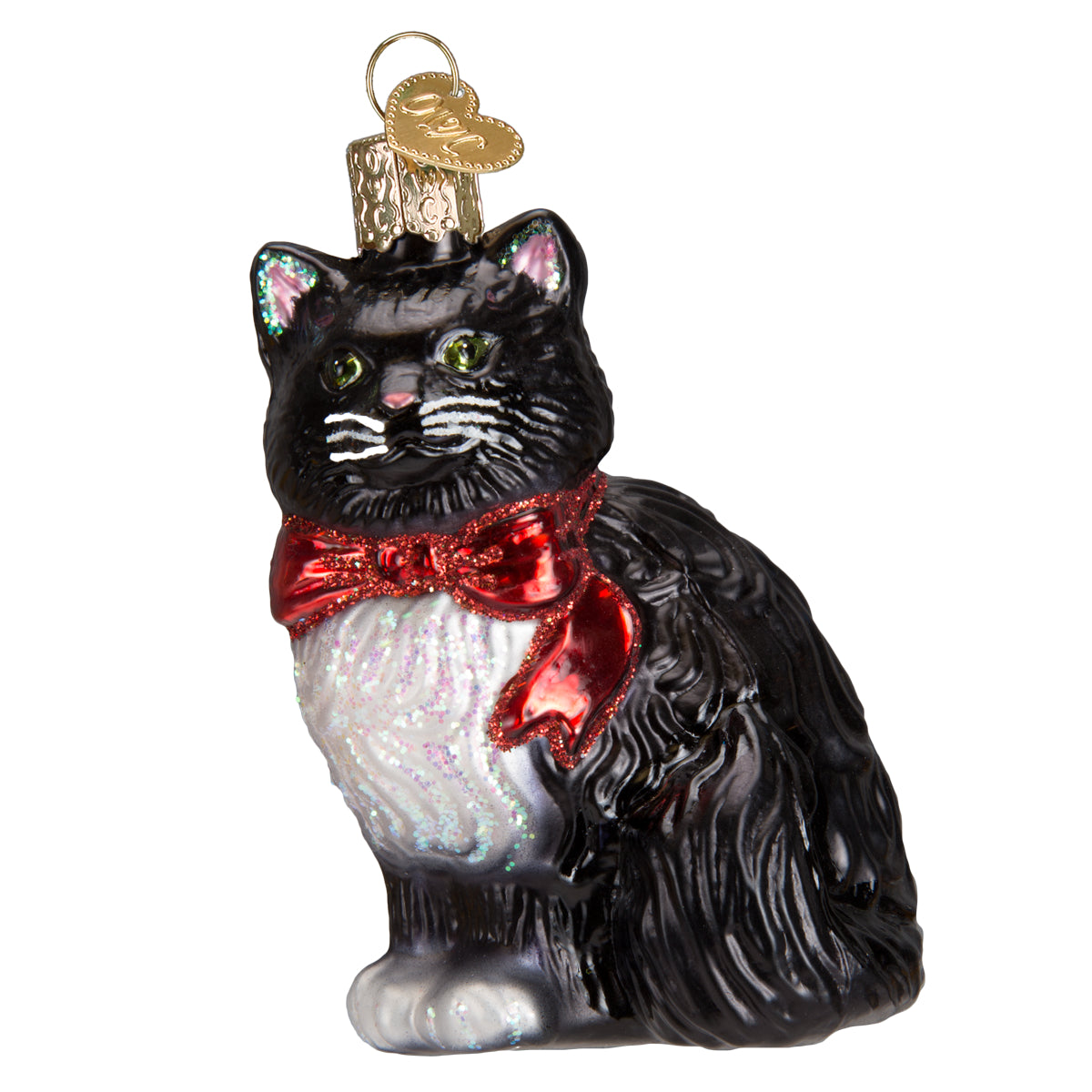 Tuxedo Kitty Ornament Old World Christmas