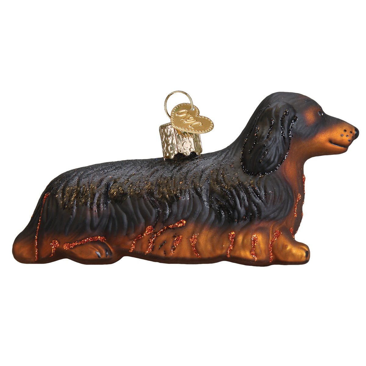 Long-haired Dachshund Old World Christmas