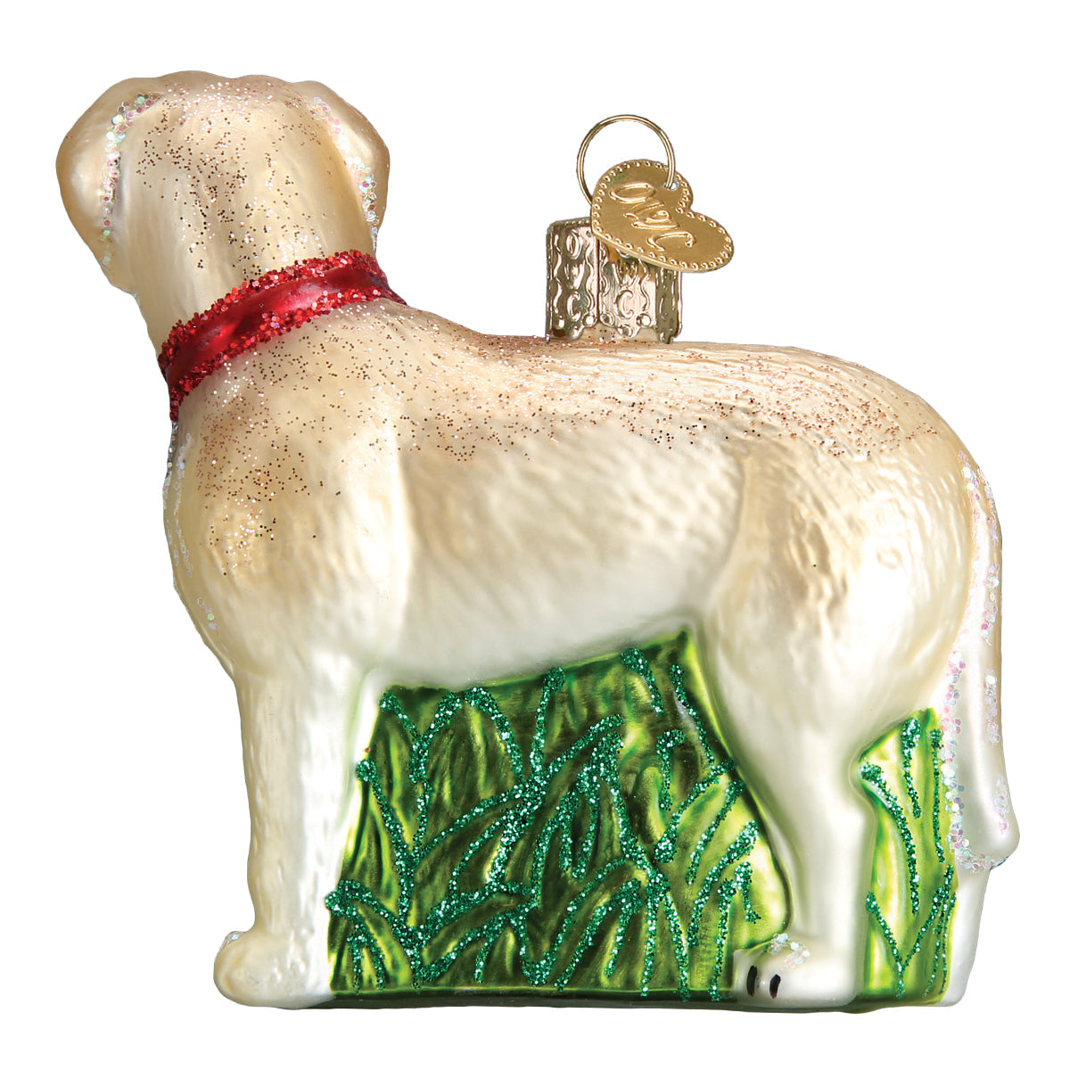 Standing Yellow Lab Ornament Old World Christmas