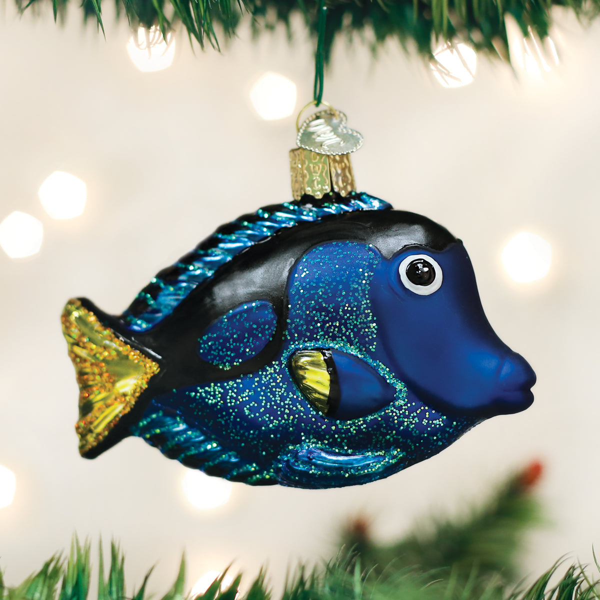 Pacific Blue Tang Ornament Old World Christmas