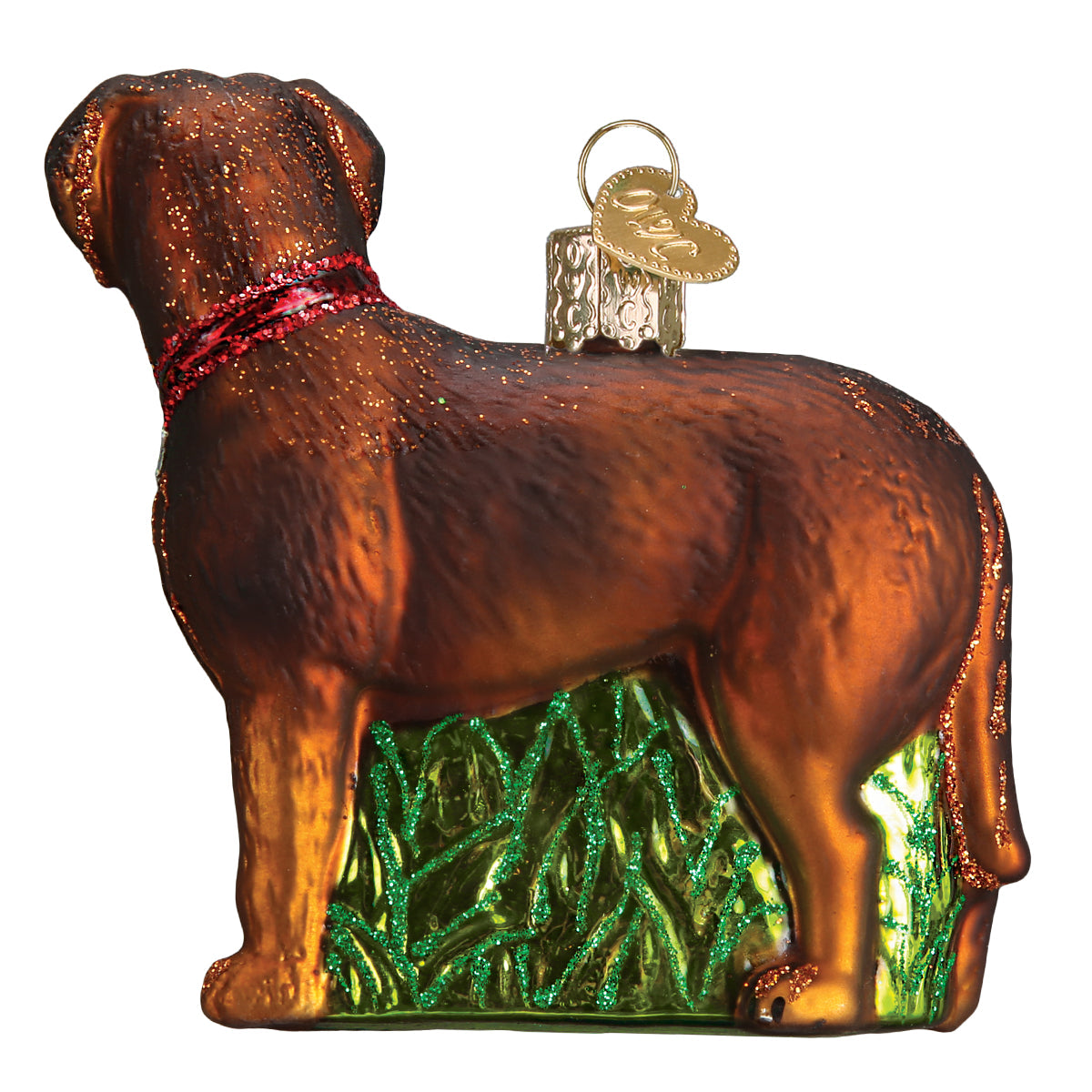 Standing Chocolate Lab Ornament Old World Christmas