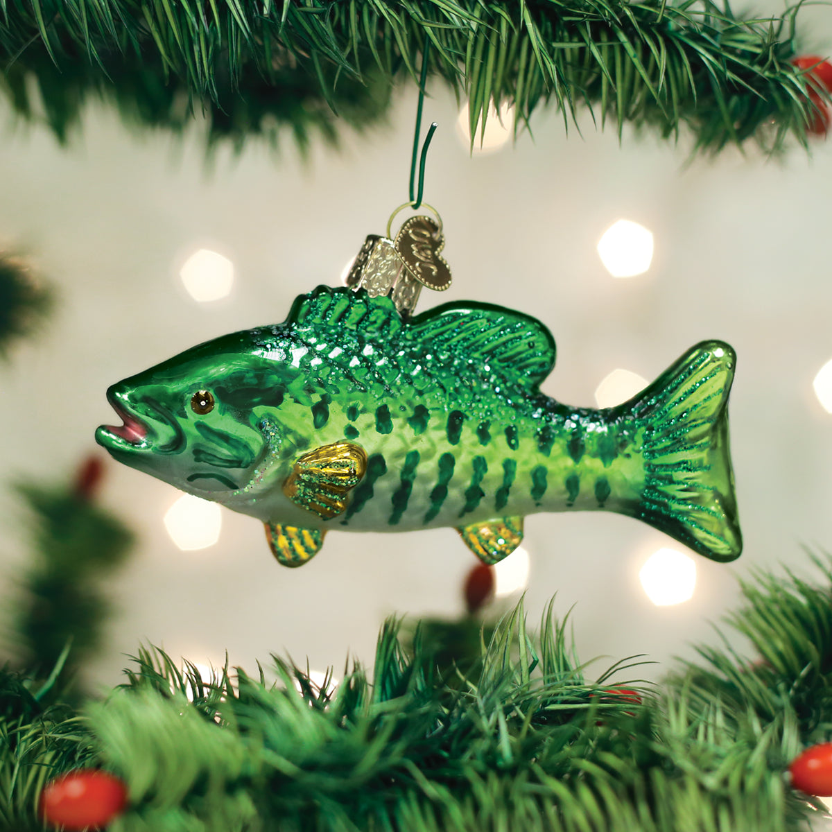 Smallmouth Bass Ornament Old World Christmas