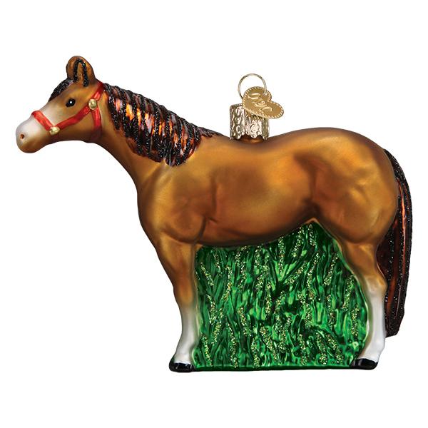 Quarter Horse Ornament Old World Christmas
