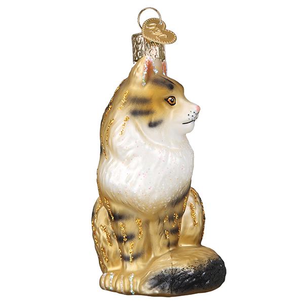 Maine Coon Cat Ornament Old World Christmas