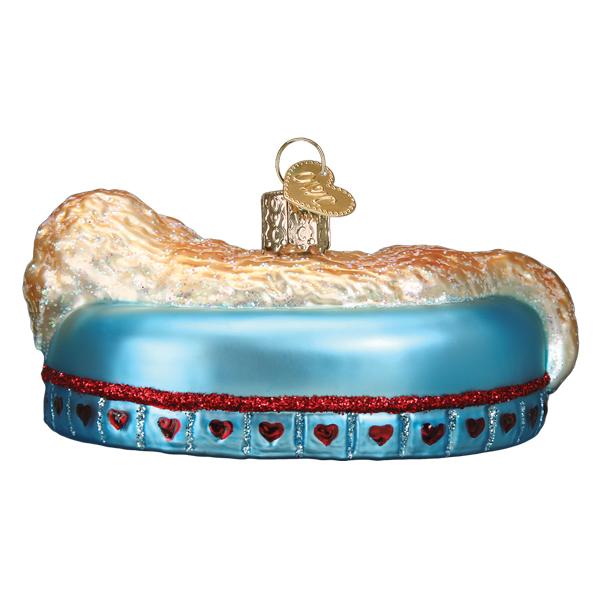 Sleepy Doodle Dog Ornament Old World Christmas