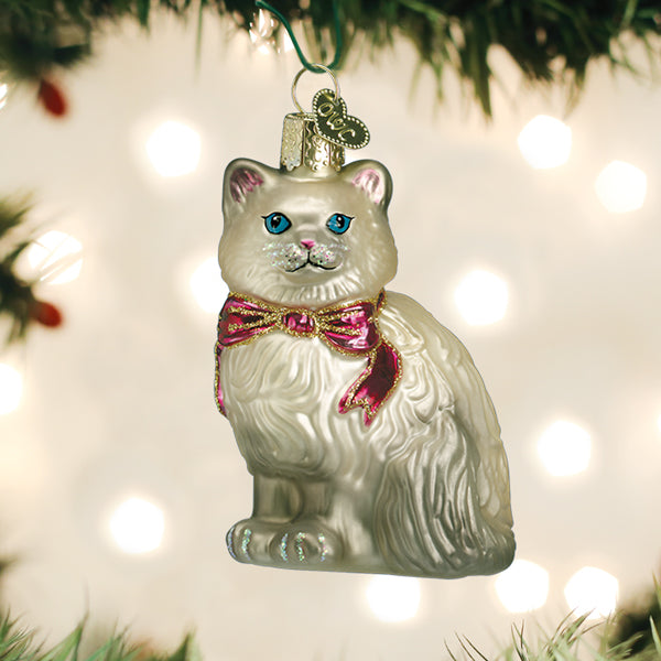 Himalayan Kitty Ornament Old World Christmas