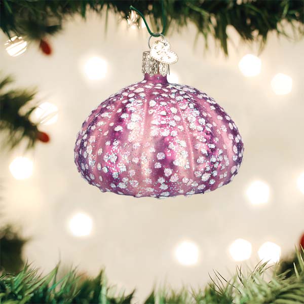 Purple Sea Urchin Ornament Old World Christmas