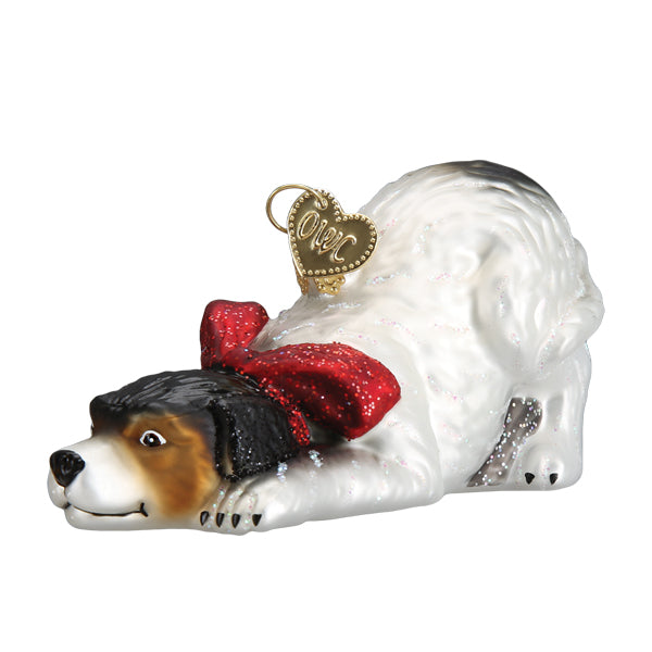 Norman Rockwell Signature Dog Ornament Old World Christmas