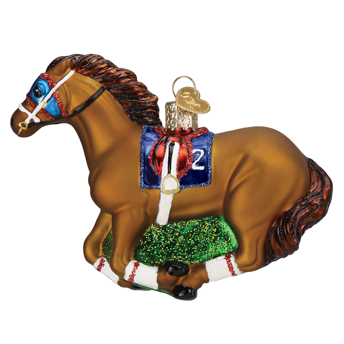 Racehorse Ornament Old World Christmas