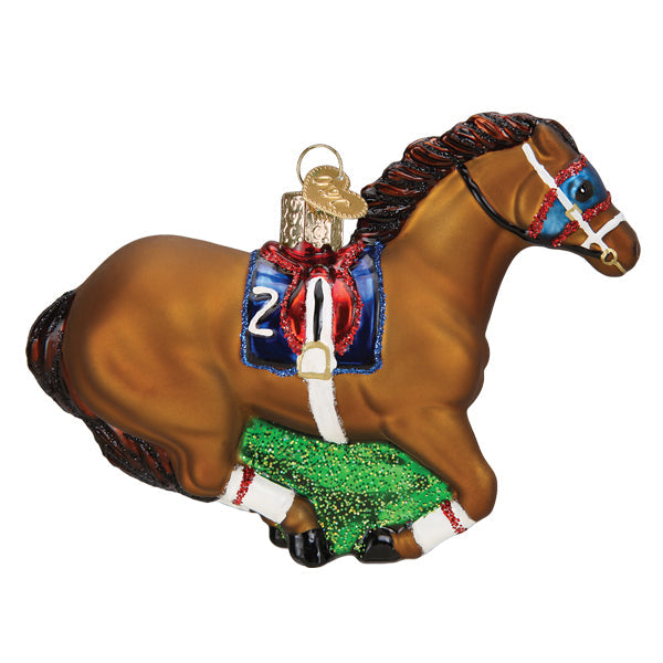 Racehorse Ornament Old World Christmas
