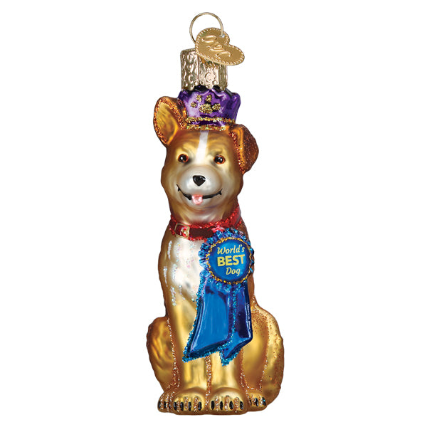 World's Best Dog Ornament Old World Christmas