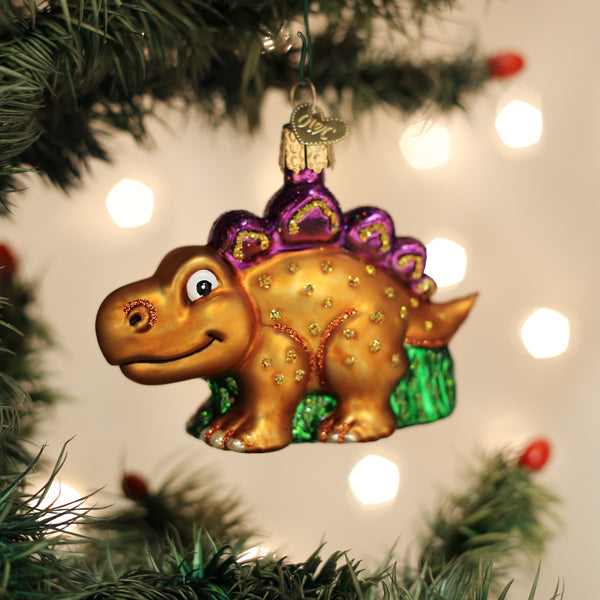 A-roarable Stegosaurus Ornament Old World Christmas