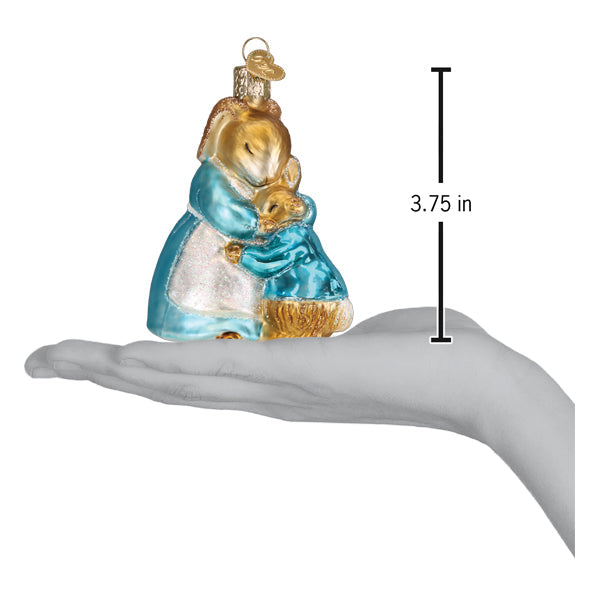 Mrs. Rabbit And Peter Ornament Old World Christmas
