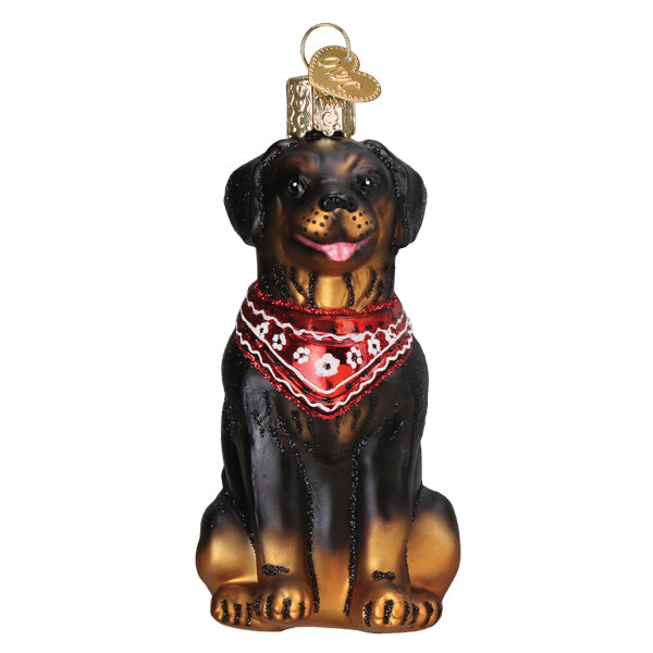 Rottweiler Ornament Old World Christmas