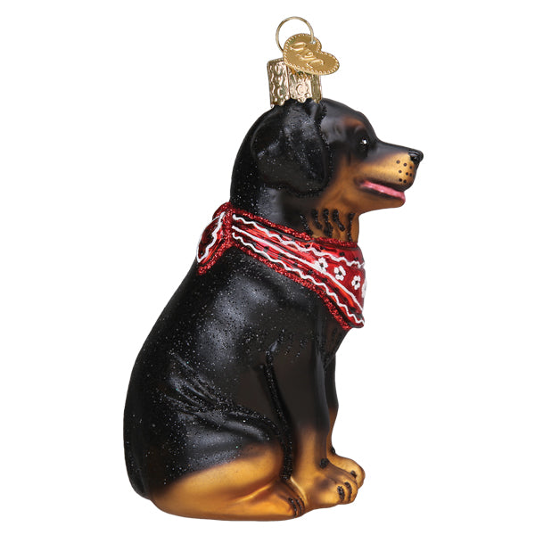 Rottweiler Ornament Old World Christmas