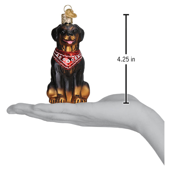 Rottweiler Ornament Old World Christmas
