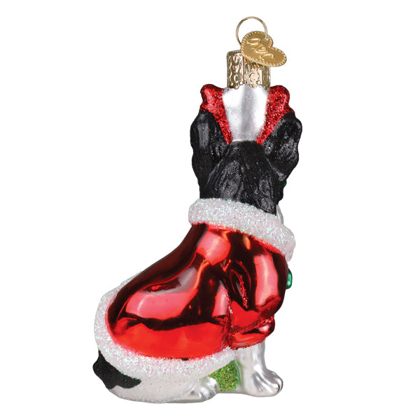 Holiday French Bulldog Ornament Old World Christmas