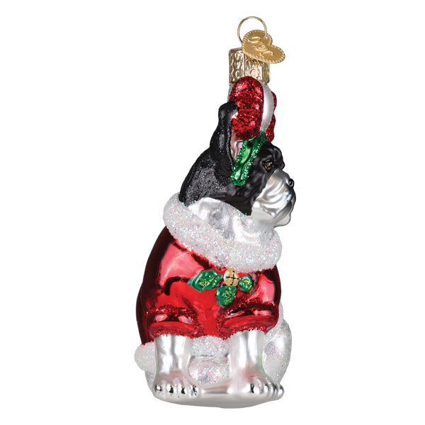 Holiday French Bulldog Ornament Old World Christmas