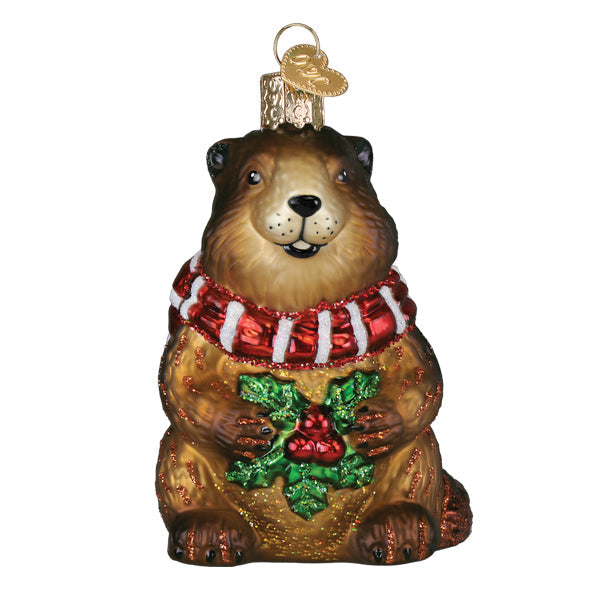 Merry Marmot Ornament Old World Christmas
