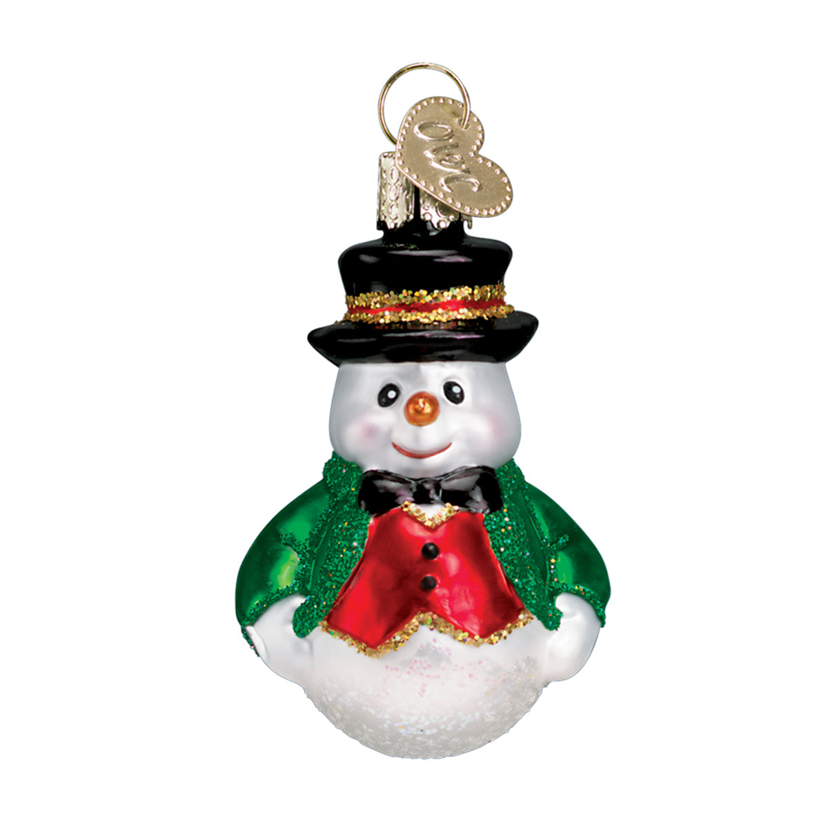 Mini Snowman Ornament Set Old World Christmas
