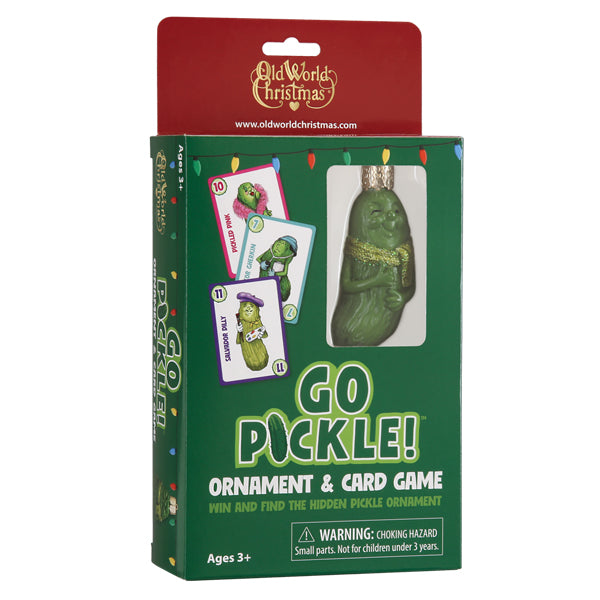 Go Pickle! Game & Ornament Old World Christmas