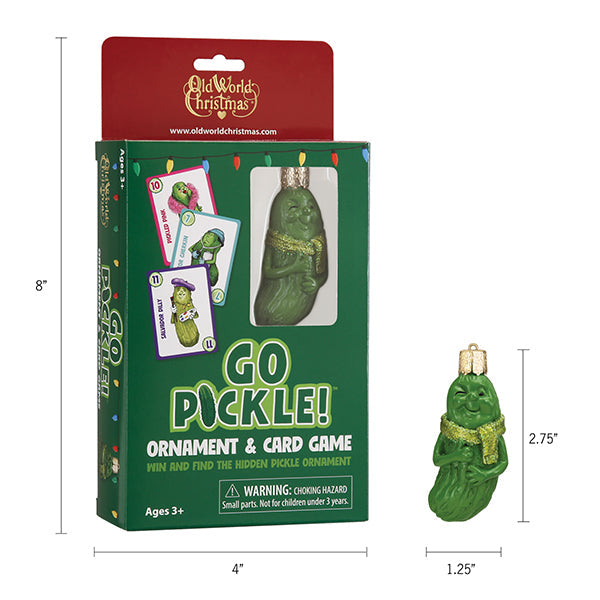 Go Pickle! Game & Ornament Old World Christmas