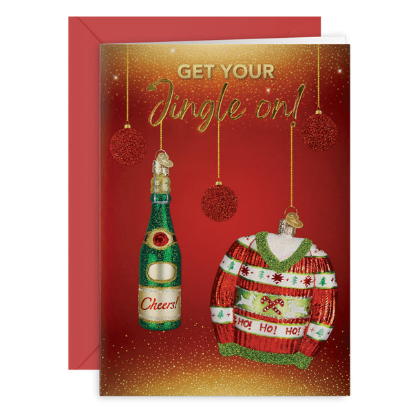 Jingle On Christmas Card Old World Christmas