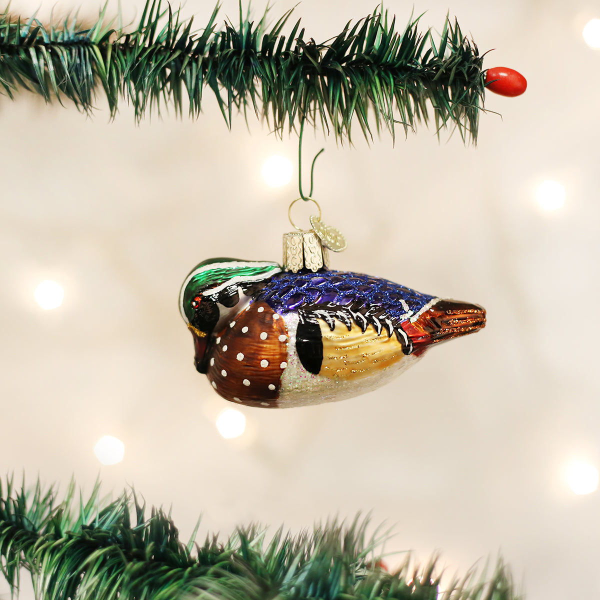 Wood Duck Christmas Ornament Old World Christmas