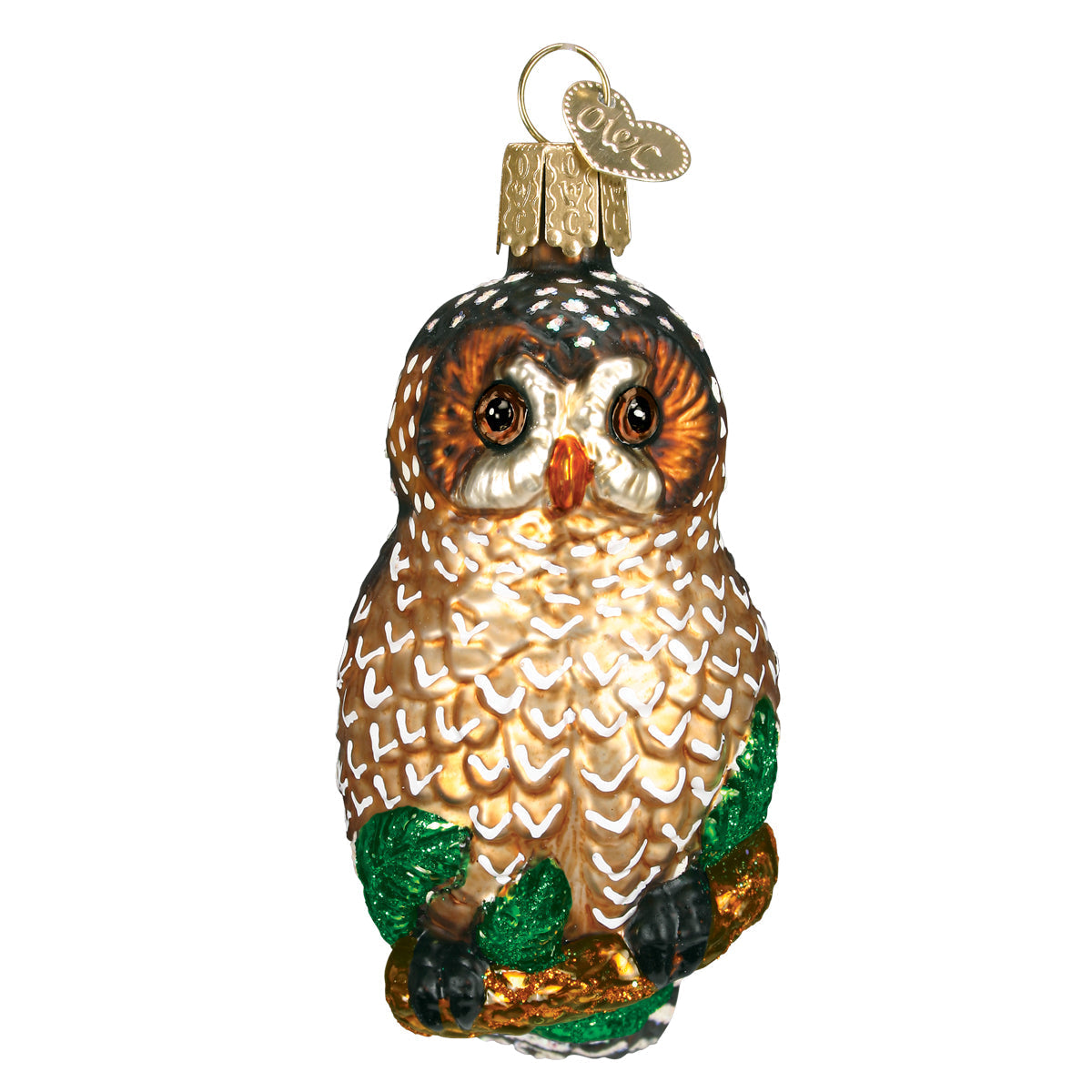 Spotted Owl Ornament Old World Christmas