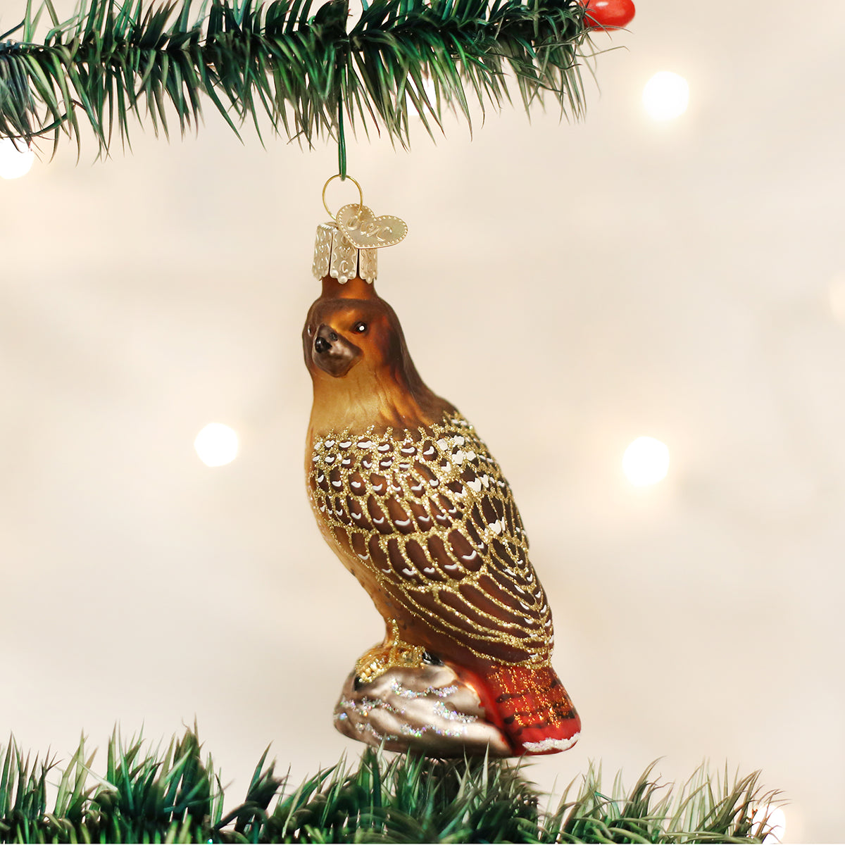 Red-tailed Hawk Ornament Old World Christmas