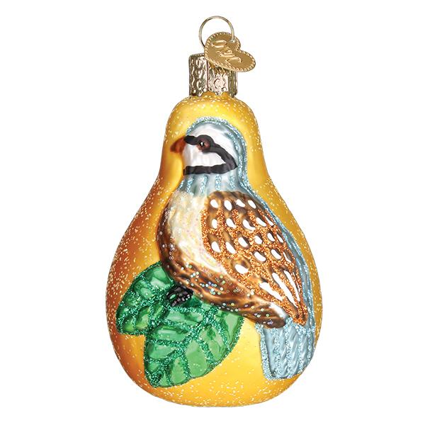 Partridge In A Pear Ornament Old World Christmas