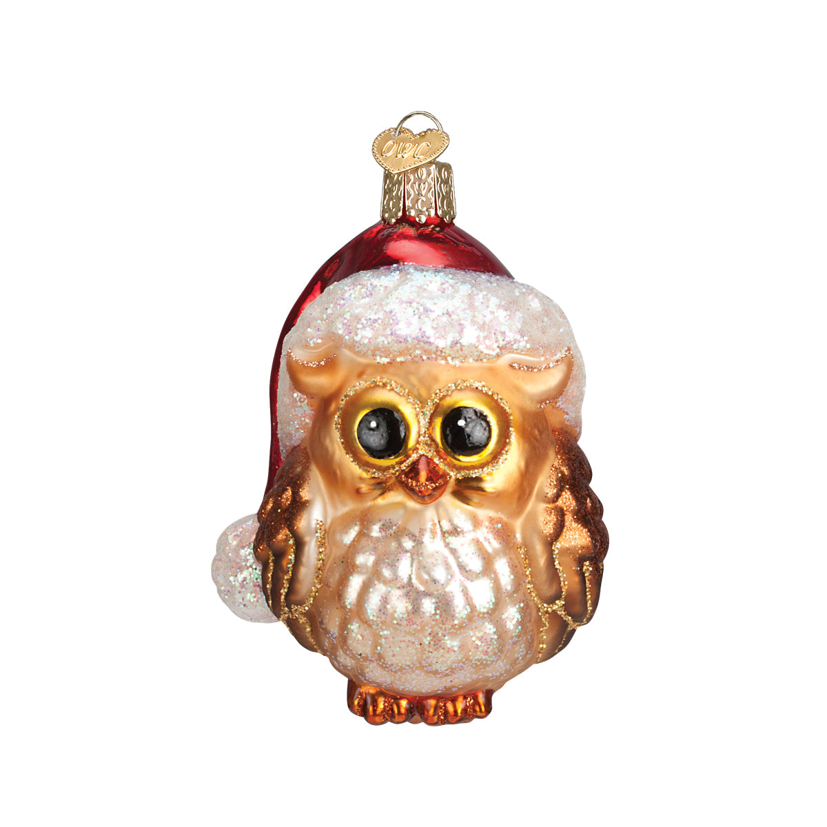 Santa Owl Ornament Old World Christmas