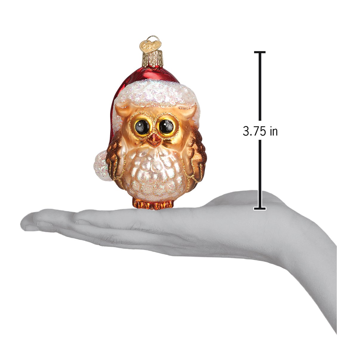 Santa Owl Ornament Old World Christmas