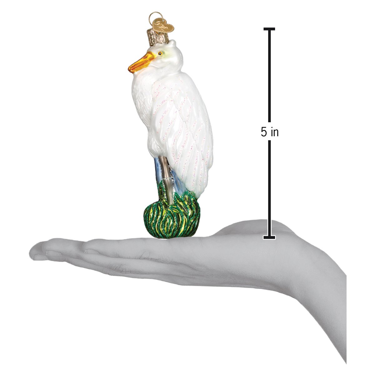 Great Egret Ornament Old World Christmas