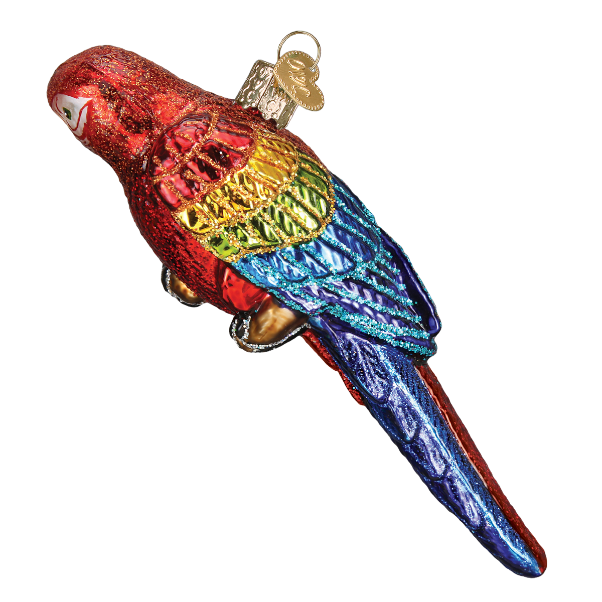 Tropical Parrot Ornament Old World Christmas