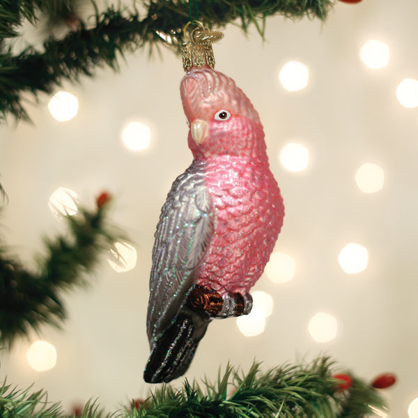Rose-breasted Cockatoo Ornament Old World Christmas
