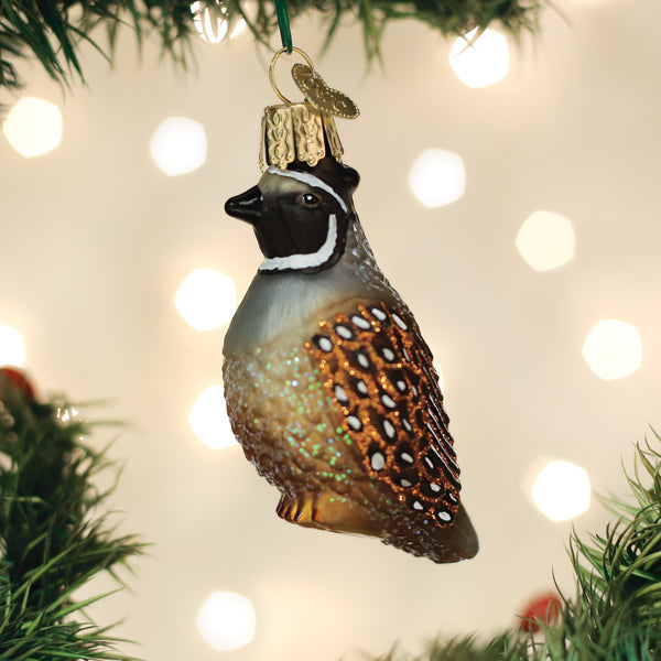 Quail Ornament Old World Christmas