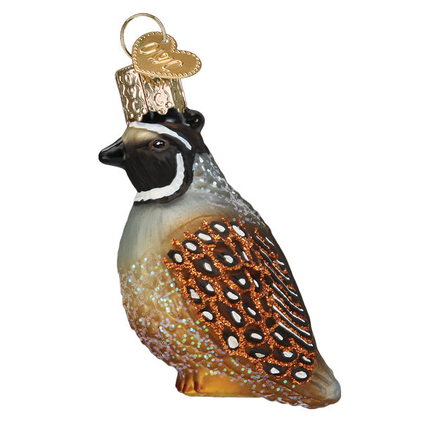 Quail Ornament Old World Christmas