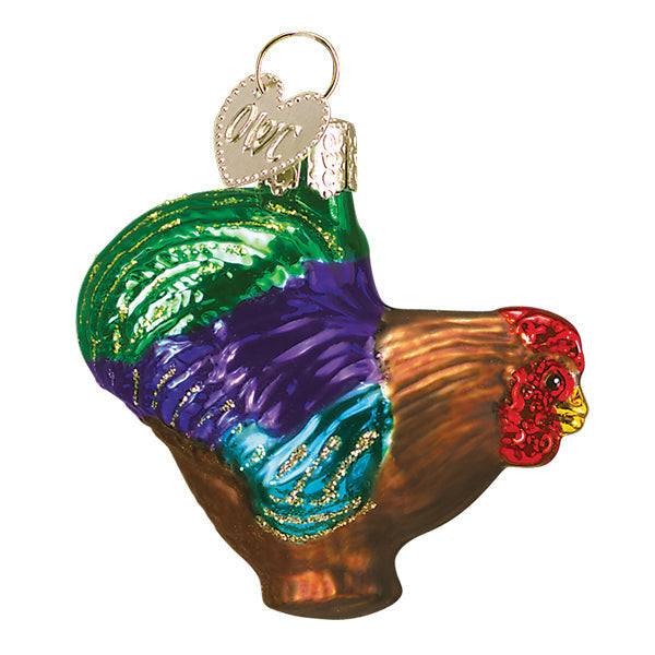 Small Rooster Ornament Old World Christmas