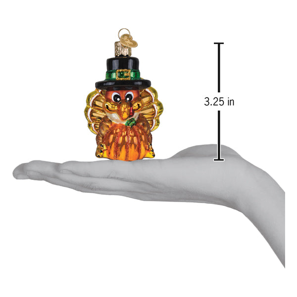 Pilgrim Turkey Ornament Old World Christmas