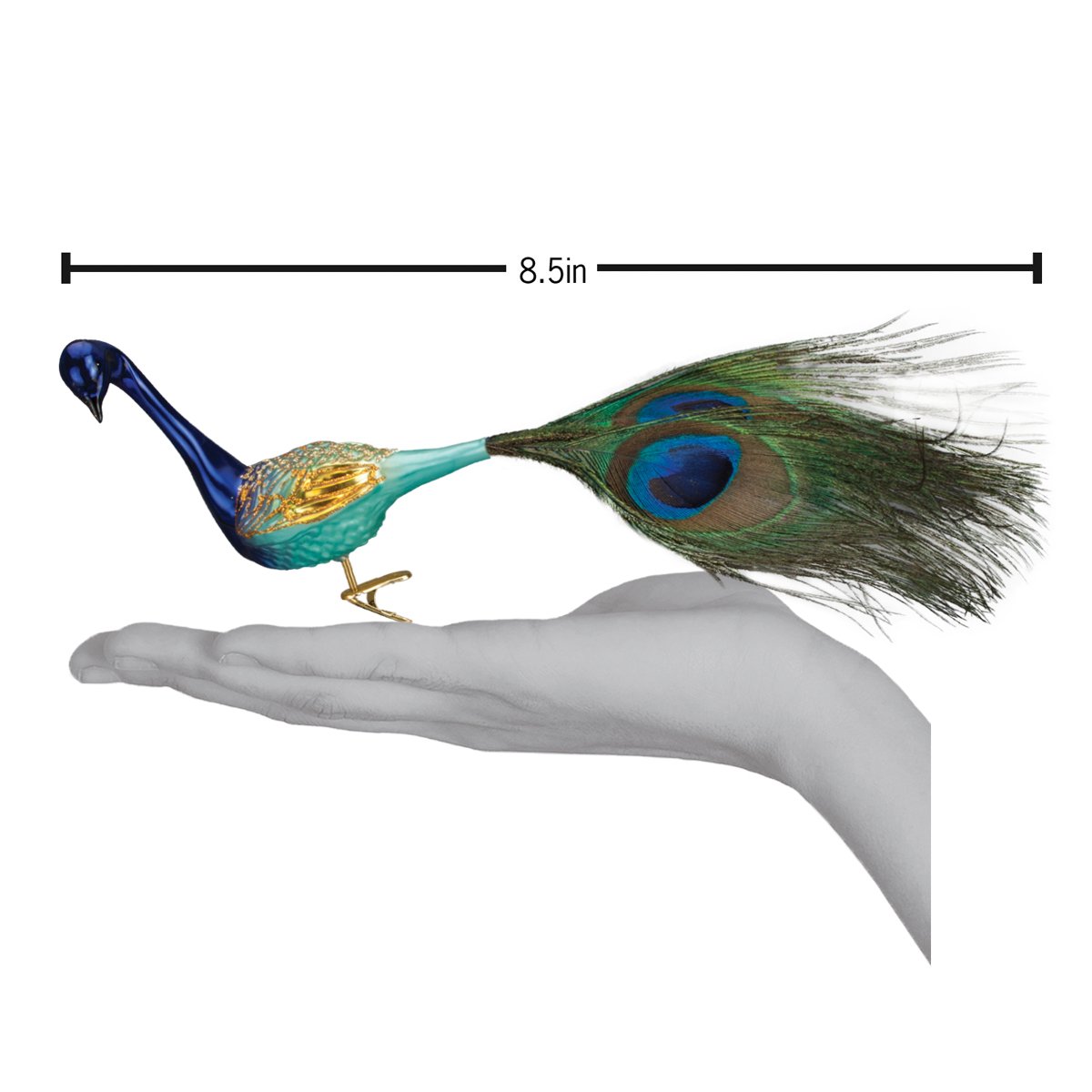 Magnificent Peacock Ornament Old World Christmas