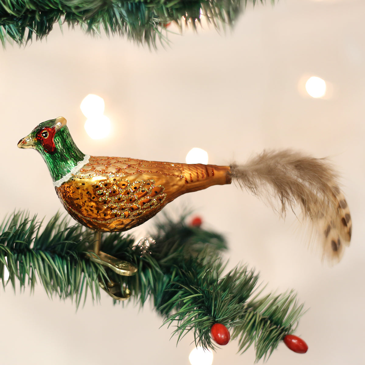 Pheasant Ornament Old World Christmas
