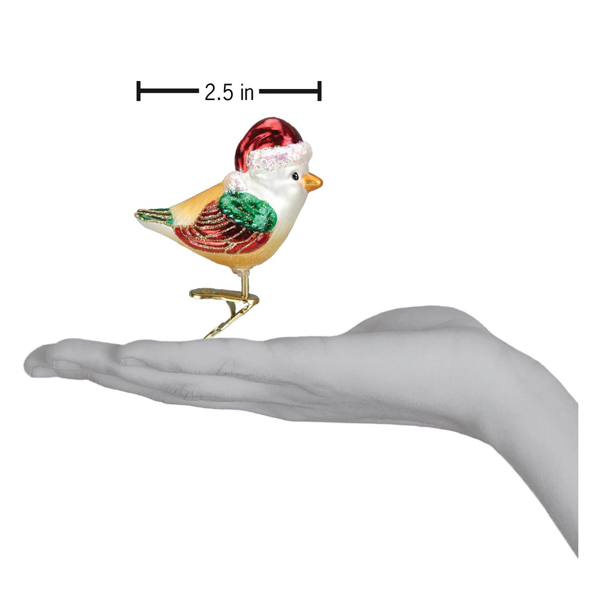 Santa Bird Ornament Old World Christmas