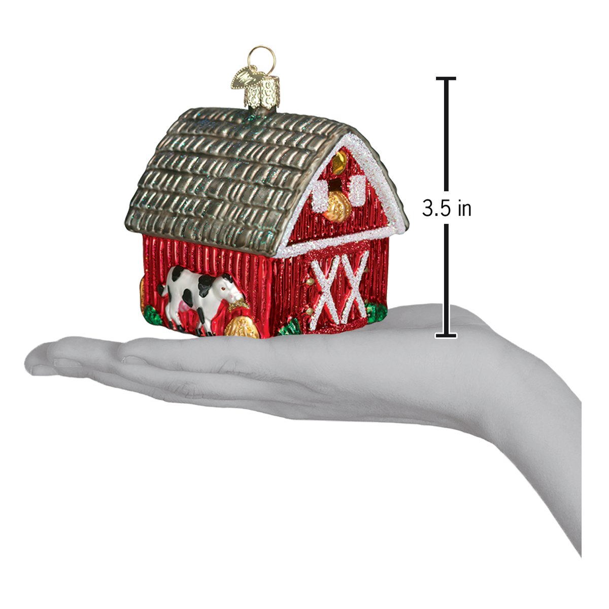 Barn Ornament Old World Christmas