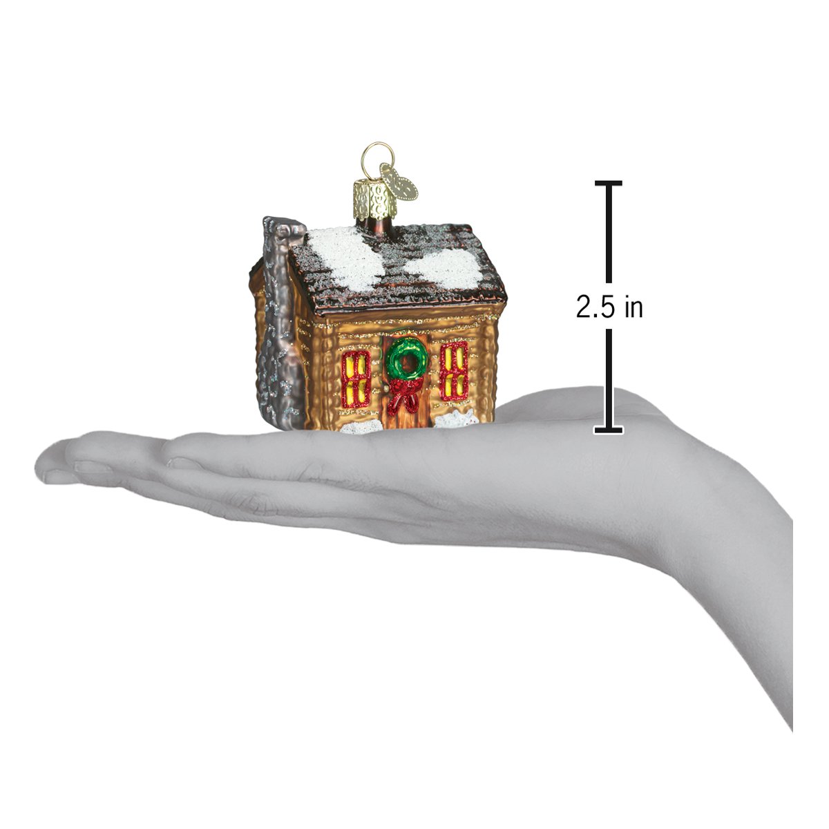 Log Cabin Ornament Old World Christmas