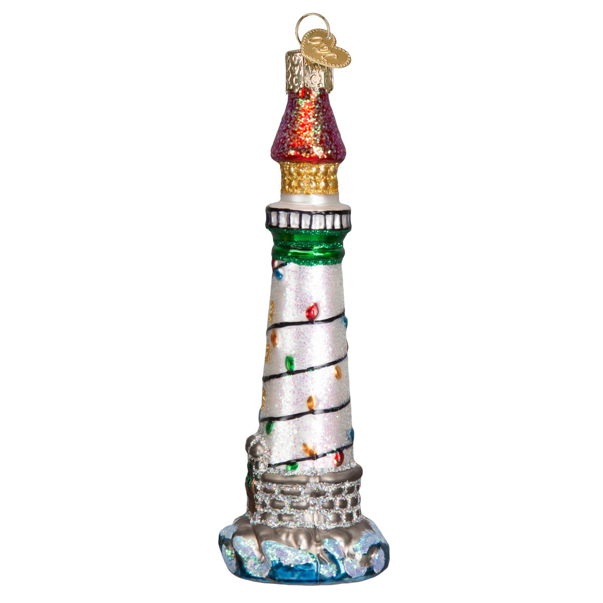 Holiday Lighthouse Ornament Old World Christmas